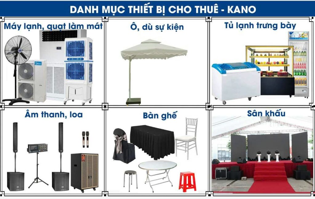 cho thuê trang thiết bị sự kiện