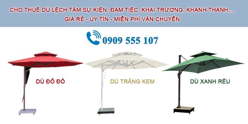 cho thuê ô dù sự kiện HCM