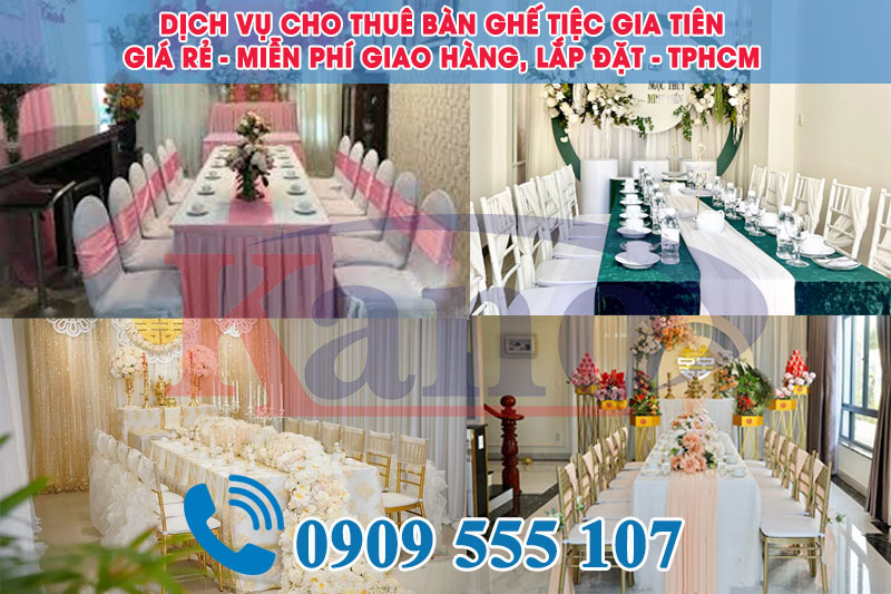 cho thuê bàn ghế gia tiên TPHCM